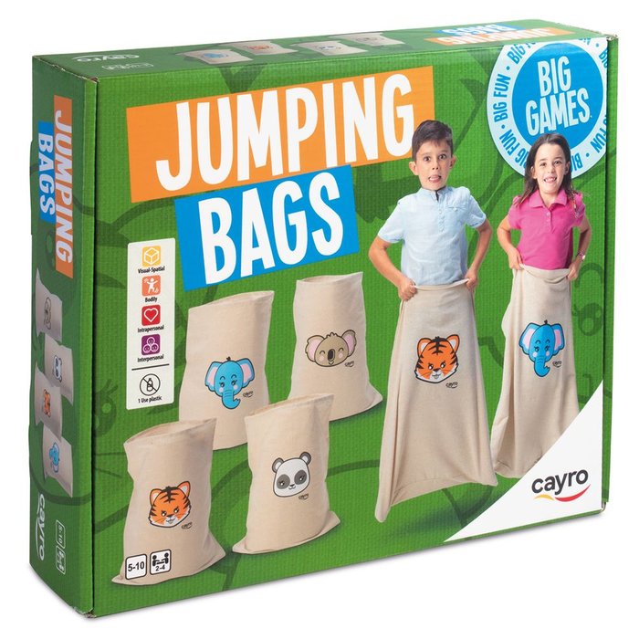 JUEGO INFANTIL JUMPING BAGS | JUGUETES CAYRO S,L | 1 UNIDAD | 8422878710522 Imagen principal del producto