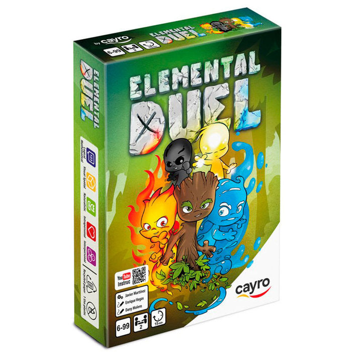 JUEGO DE MESA ELEMENTAL DUEL | JUGUETES CAYRO S,L | 1 UNIDAD | 8422878770595 Imagen principal del producto