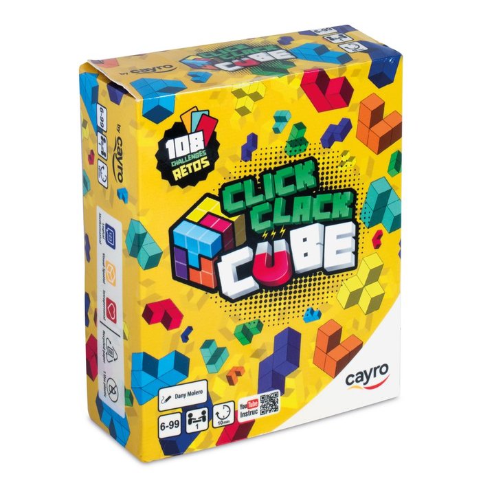 JUEGO DE MESA CLICK CLACK CUBE | JUGUETES CAYRO S,L | 1 UNIDAD | 8422878770601 Imagen principal del producto