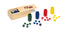 Accesorios Parchis 4 Jugadores Madera con Tapa Transparente Juguetes Cayro