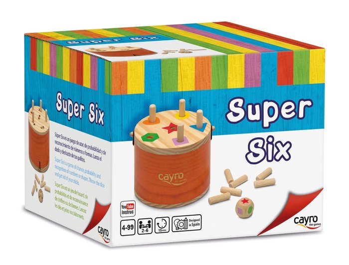 Juego de Mesa Super Six Juguetes Cayro S.L