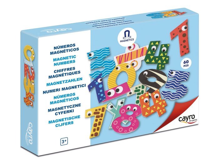 JUEGO DE MESA NUMEROS MAGNETICOS | JUGUETES CAYRO S,L | 1 UNIDAD | 8422878808755 Imagen principal del producto