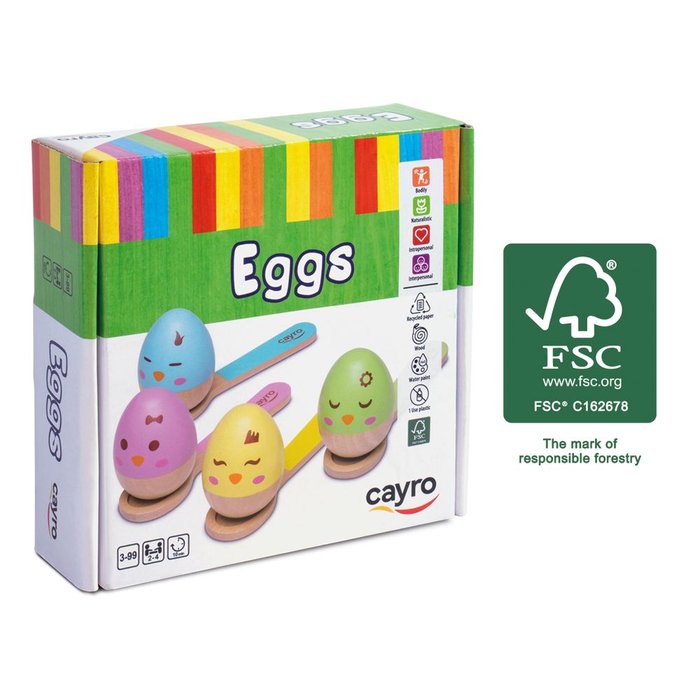 JUEGO INFANTIL EGGS | JUGUETES CAYRO S,L | 1 UNIDAD | 8422878808885 Imagen principal del producto