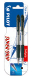 Blister de 2 bolígrafos Supergrip negro de Pilot