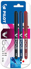 Rotulador Pilot V-Ball 0,5 Tinta Liquida Blister 3 Colores | Pilot | Pack 1 Unidades