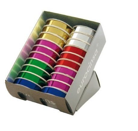 CINTA REGALO METAL 1106 13MM C-99 COLORES SURTIDOS | EUROCINSA | 1 UNIDAD | 8422917002007 Imagen principal del producto
