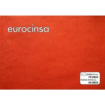 PAPEL REGALO 62CM BOBINA KRAFT ROJO | EUROCINSA | 1 UNIDAD | 8422917510601 Imagen principal del producto