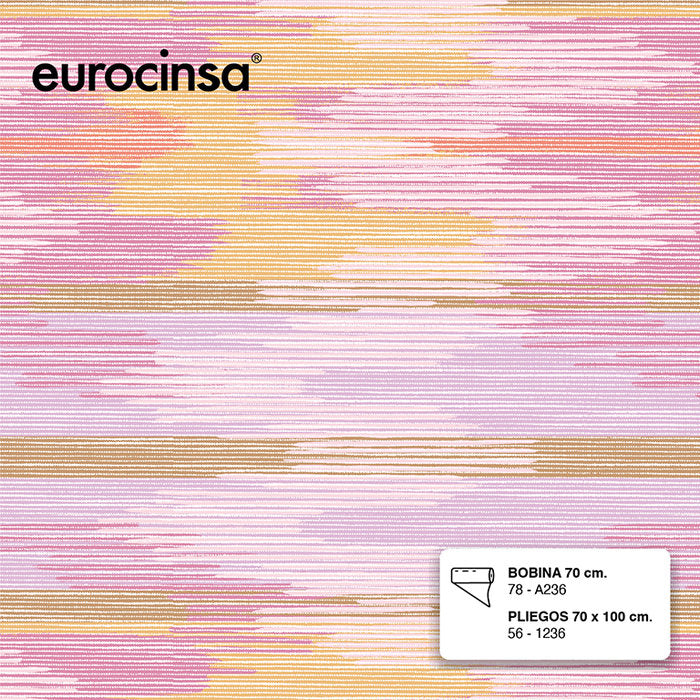 PAPEL REGALO BOBINA 62CM TODO AÑO DEGRADO ROSA | EUROCINSA | 1 UNIDAD | 8422917737831 Imagen principal del producto