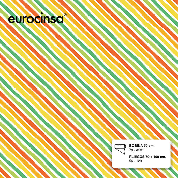 PAPEL REGALO BOBINA 62 CM TODO AÑO 78-F231 | EUROCINSA | 1 UNIDAD | 8422917738272 Imagen principal del producto