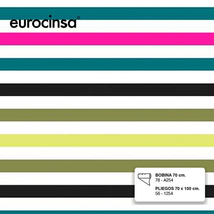 PAPEL REGALO BOBINA 62 CM TODO AÑO 78-F254 | EUROCINSA | 1 UNIDAD | 8422917738333 Imagen principal del producto