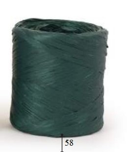 ROLLO CINTA RAFIA VERDE POLYRAPHIA A-15MM 200M C-58 | EUROCINSA | 1 UNIDAD | 8422917749131 Imagen principal del producto