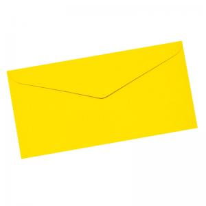 SOBRE 125X18CM 80GR AMARILLO LIMON | 25 UNIDADES | (MICHEL PAPELES ESPECIALES)