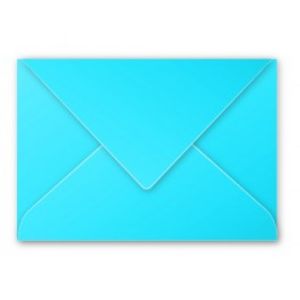 SOBRE 125X180 80GR AZUL TURQUESA | 25 UNIDADES | (MICHEL PAPELES ESPECIALES)