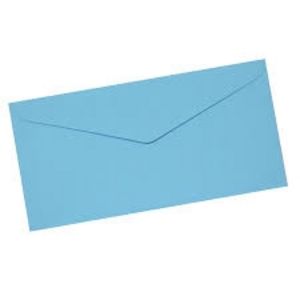 SOBRE 125X180 80GR AZUL CELESTE | 25 UNIDADES | (MICHEL PAPELES ESPECIALES)
