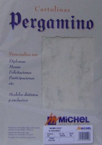 Pergamino A4 Troquelado 2601 Marmol Beige Michel