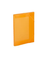 Carpeta solapas PP traslúcido folio naranja Carchidea