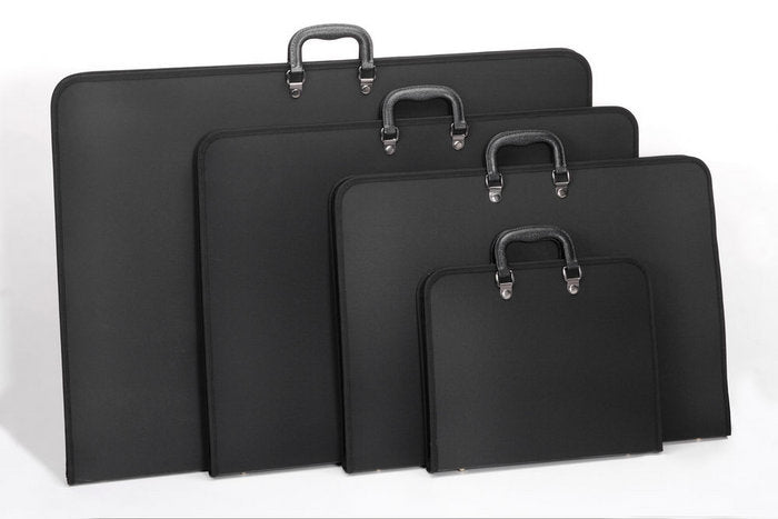 Carpeta dibujo a3 con asas y bandolera negro pp Imagen principal del producto