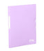 Carpeta Solapas Soft PP con Etiqueta y Goma Malva Carchidea