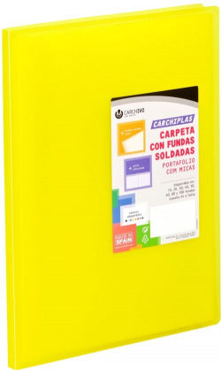 Carpeta de fundas A4 Amarillo CARCHILOFO Marca CARCHIVO