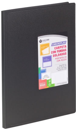 Carpeta fundas soldadas A4 negra CARCHILOFO marca CARCHIVO