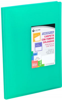 Carpeta de fundas A4 verde CARCHIVO marca CARCHILOFO