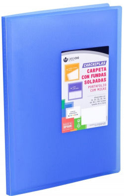 Carpeta de fundas soldadas azul Carchiplas marca Carchivo