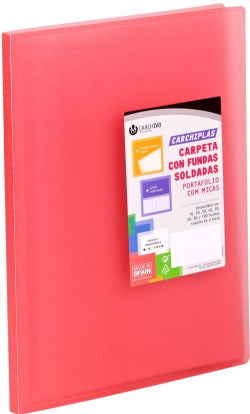 Carpeta de Fundas A4 Rojo CARCHILOFO Marca CARCHIVO Pack 60