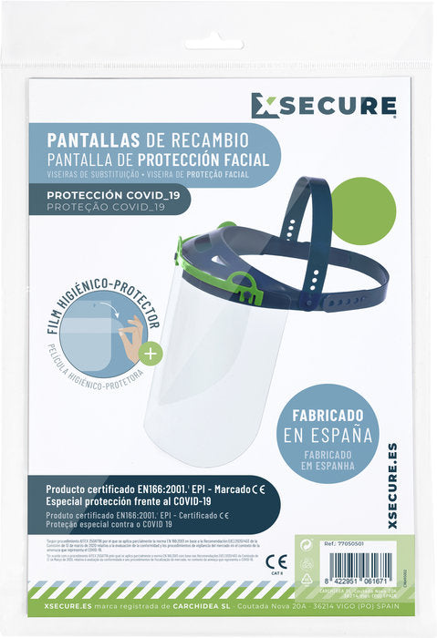 Blister 10 Recambios para Visera de Protección Facial CARCHIVO Imagen principal del producto