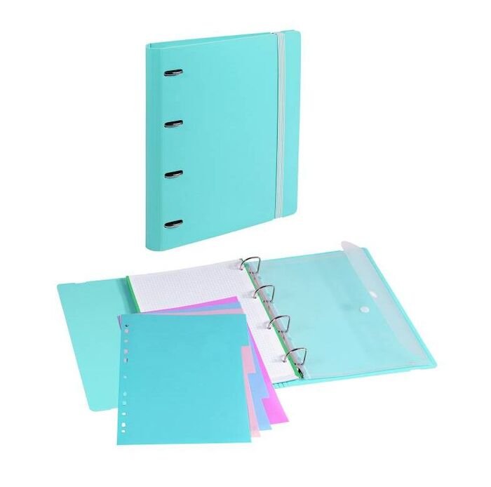 CARPEBLOC FOAM 4 ANILLAS 35MM SOFT PP 100H 4SEP SOBRE MENTA | 1 UNIDADES | (CARCHIDEA, S,L,)