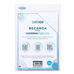 RECAMBIO BLOC INGENIOX A4 50H CUADRO 5X5 | 1 UNIDADES | (CARCHIDEA, S,L,)