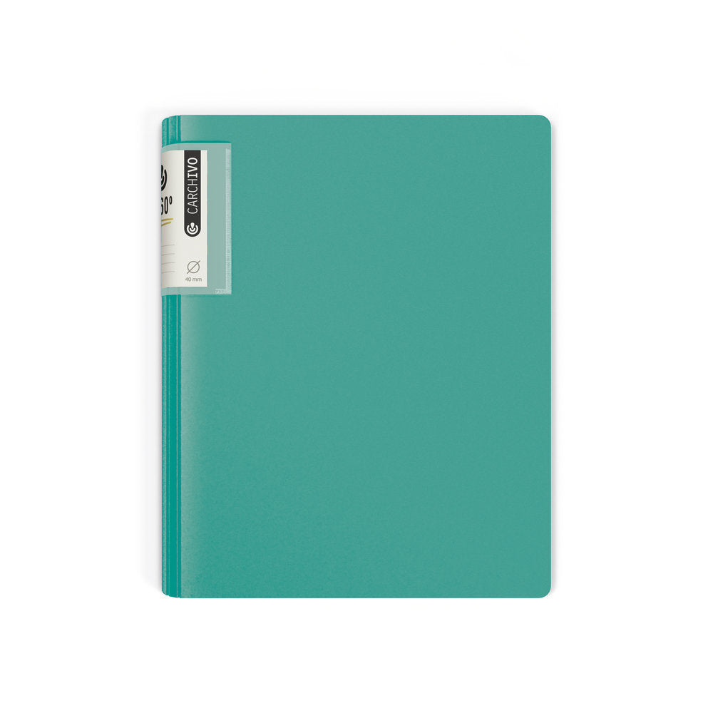 Carpeta A4 4 Anillas 25 mm Foam Style Verde Carchidea