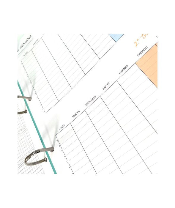 RECAMBIO 100H A4 PAPEL 90GRS CON BONUS BANDAS 5 COLORES 5X5 | 1 UNIDADES | (CARCHIDEA, S,L,)
