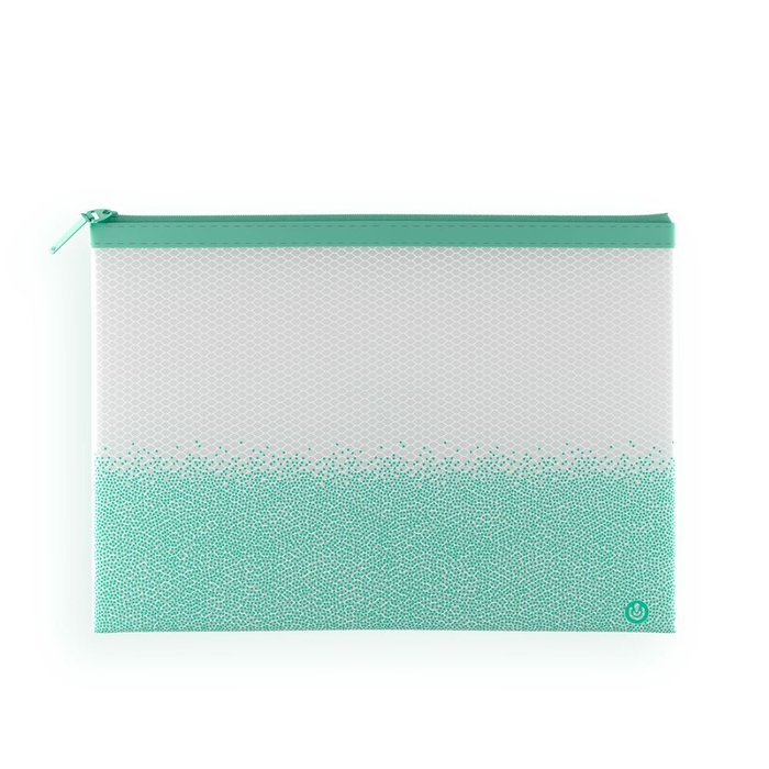 Bolsa Cremallera Evabag Sense A4 Menta