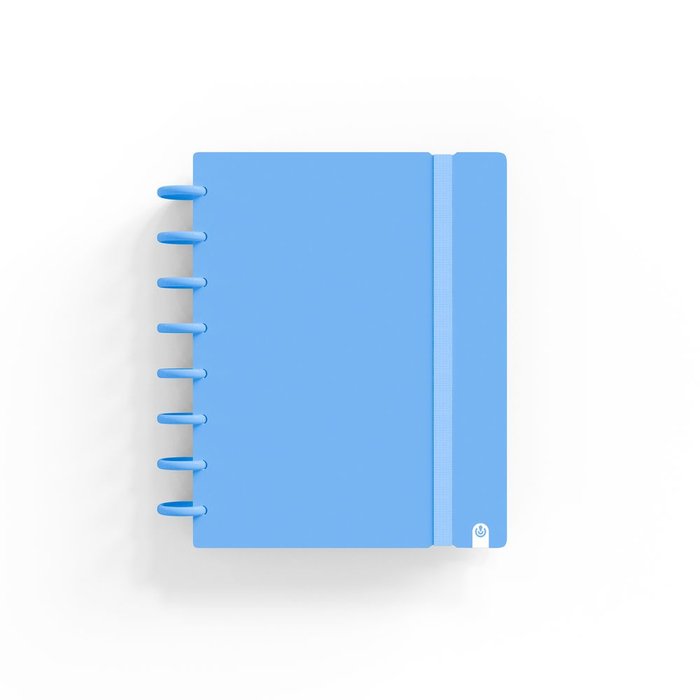 CUADERNO INGENIOX A5 80H HORIZONTAL AZUL PASTEL Imagen principal del producto