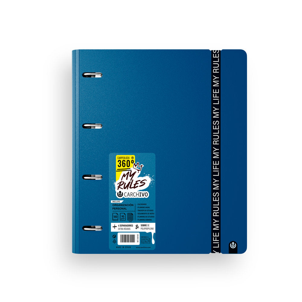 Carpebloc 360º Foam My Rules Deep Blue Cuadro 5 mm 90 g Imagen principal del producto