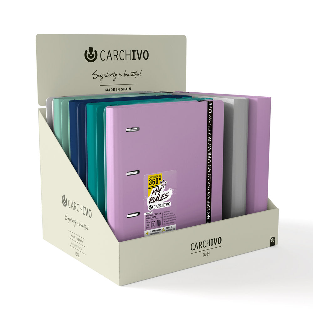 Expositor 10 Carpebloc Foam 360 My Rules Cuadro 5 mm Surtido Carchidea Imagen principal del producto