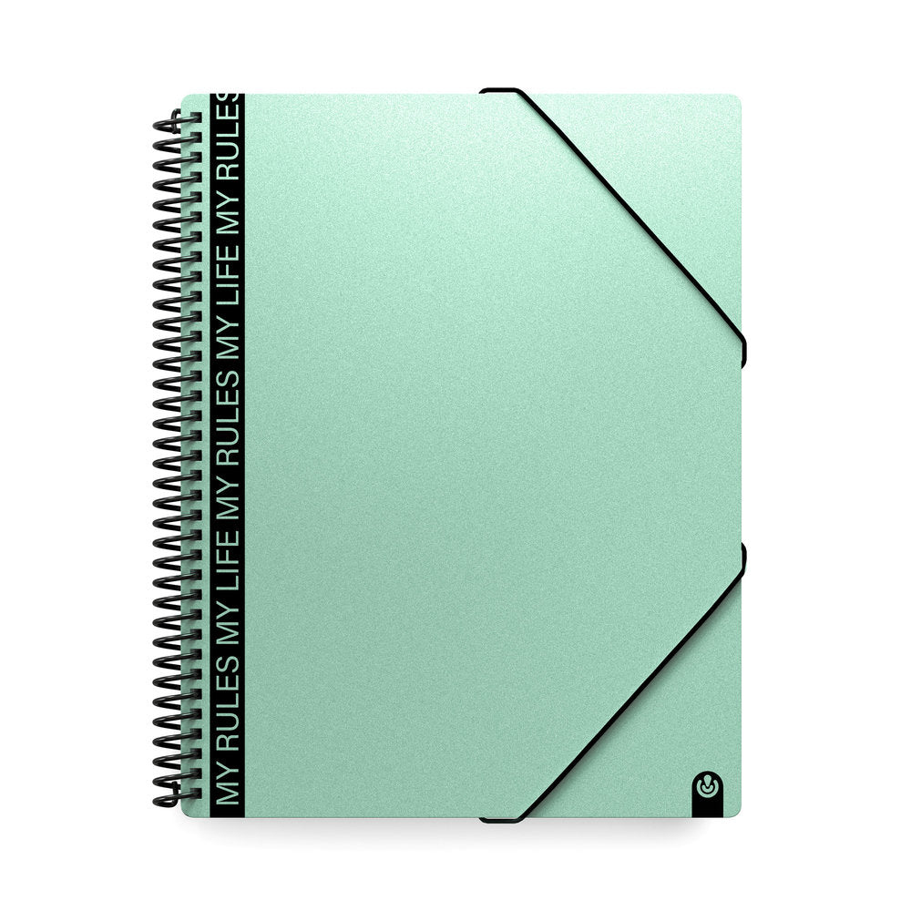 Carpeta 20 Fundas PP Archivex My Rules Sobre Verde Jade CARCHIDEA
