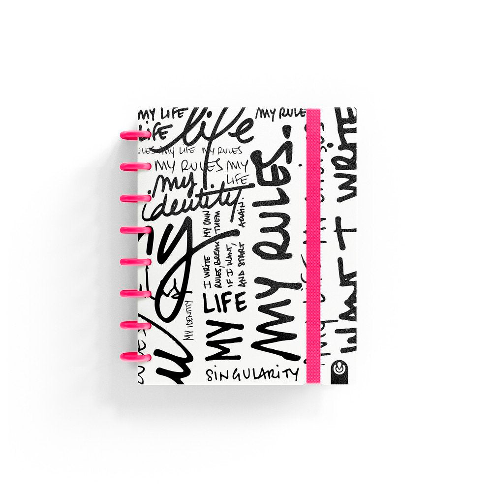 Bloc Ingeniox My Life A5 cuadro rosa - Carchidea