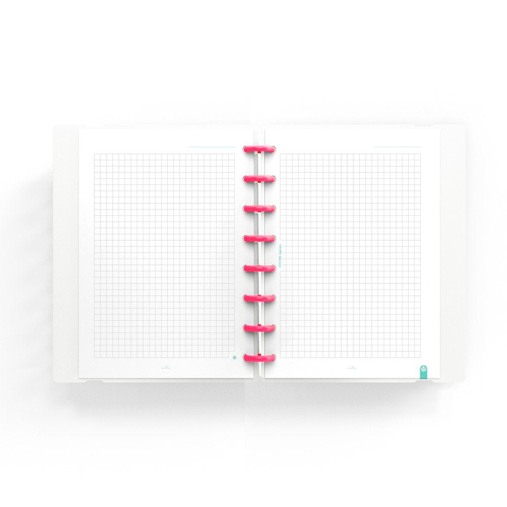 Bloc Ingeniox My Life A5 cuadro rosa - Carchidea