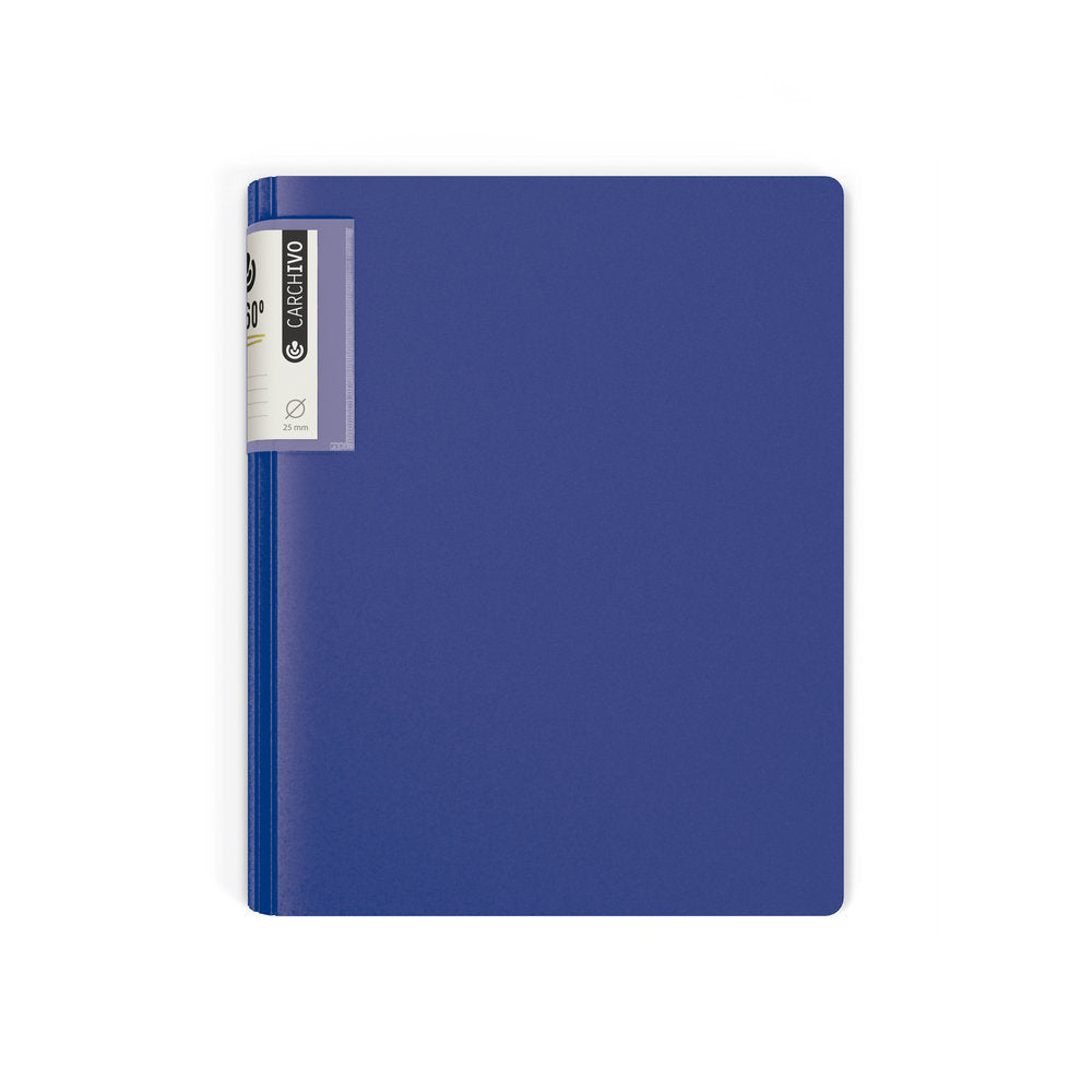 Carpeta A4 2 Anillas 25mm Foam Style Azul Oscuro Carchidea
