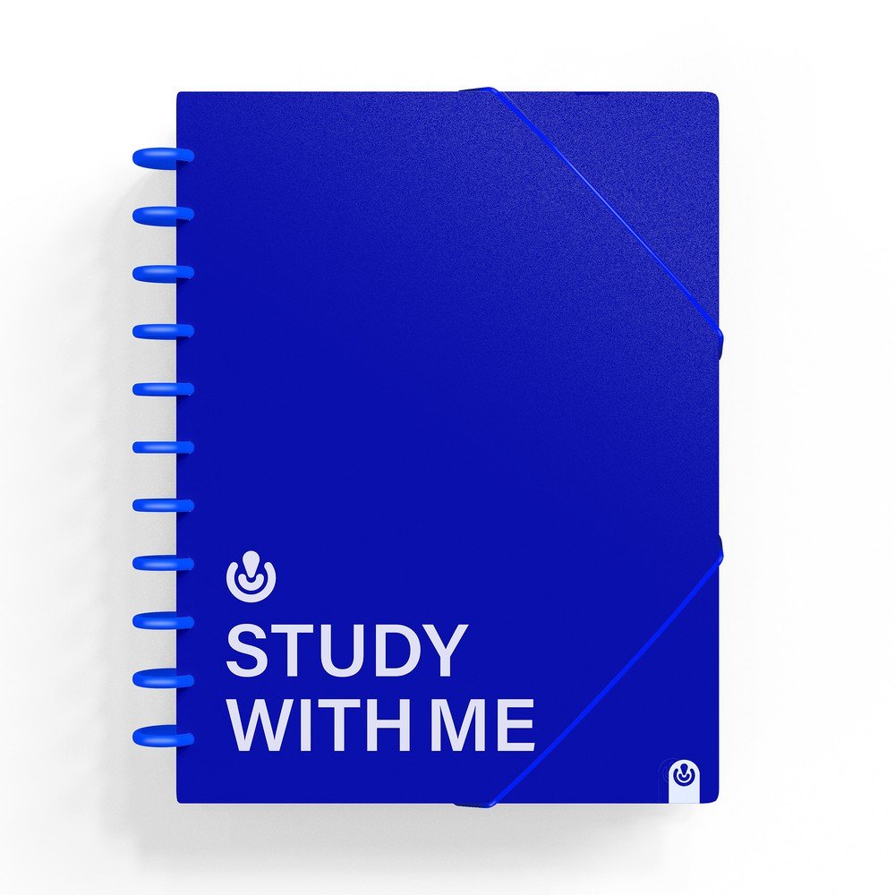 Carpeta 30 fundas Ingeniox Study with me azul