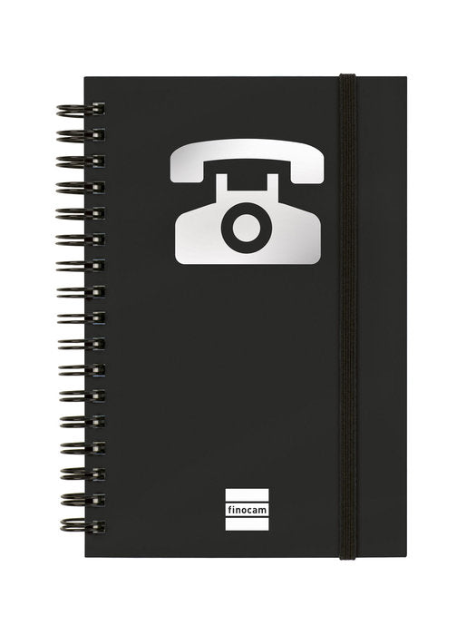 Listin Telefonico 10x15cm Espiral Negro Imagen principal del producto