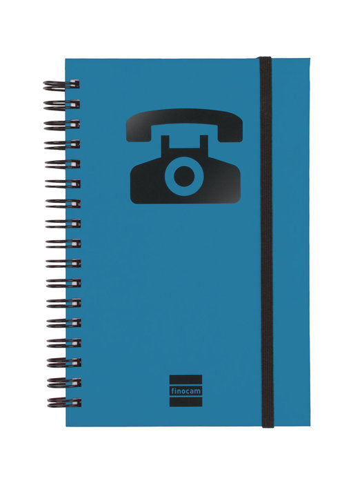 Indice telefonico 10x15 espiral azul Imagen principal del producto