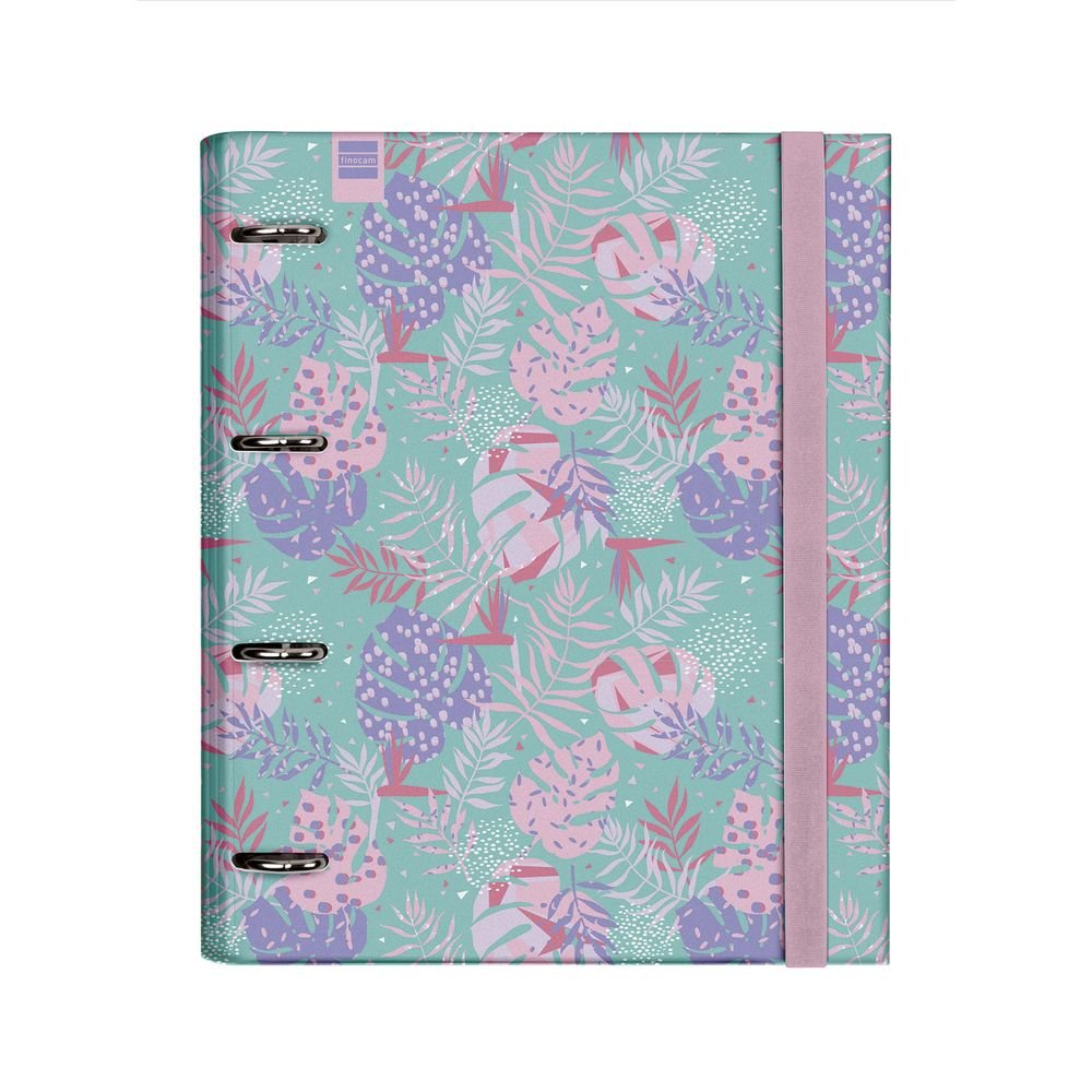 Carpebloc A4 Cuadro 5mm Floral Tapa Cartón CABERO Escolar