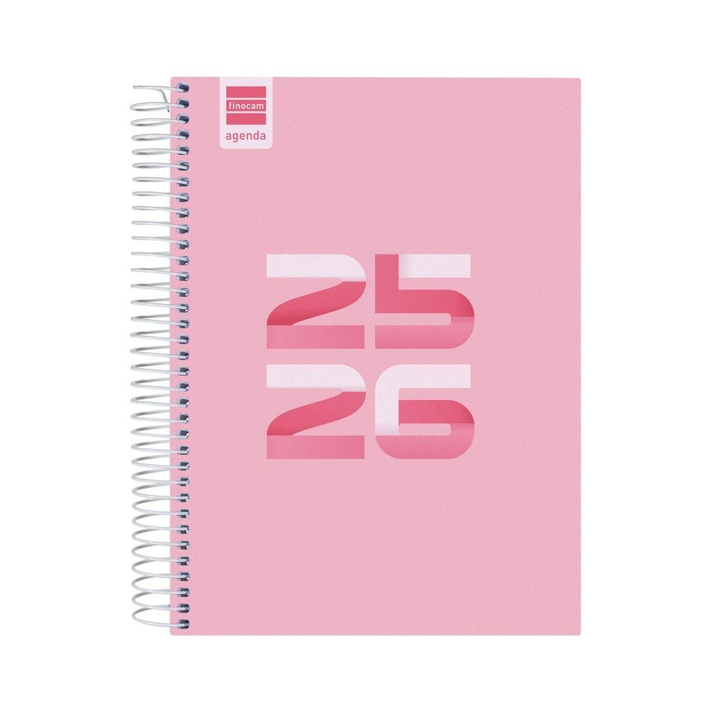 AGENDA ESCOLAR COOL CUARTO DP 25-26 ROSA | FINOCAM Imagen principal del producto