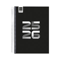 AGENDA ESCOLAR COOL CUARTO DP 25-26 NEGRO | FINOCAM