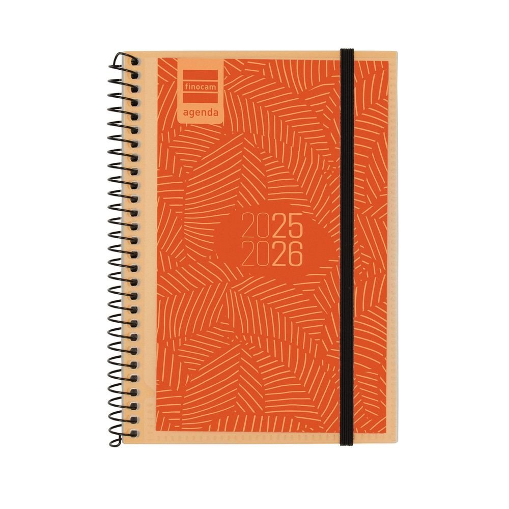 AGENDA ESCOLAR ESPIRAL E8 120X171 SVH 25-26 PERSONALIZABLE | FINOCAM Imagen principal del producto