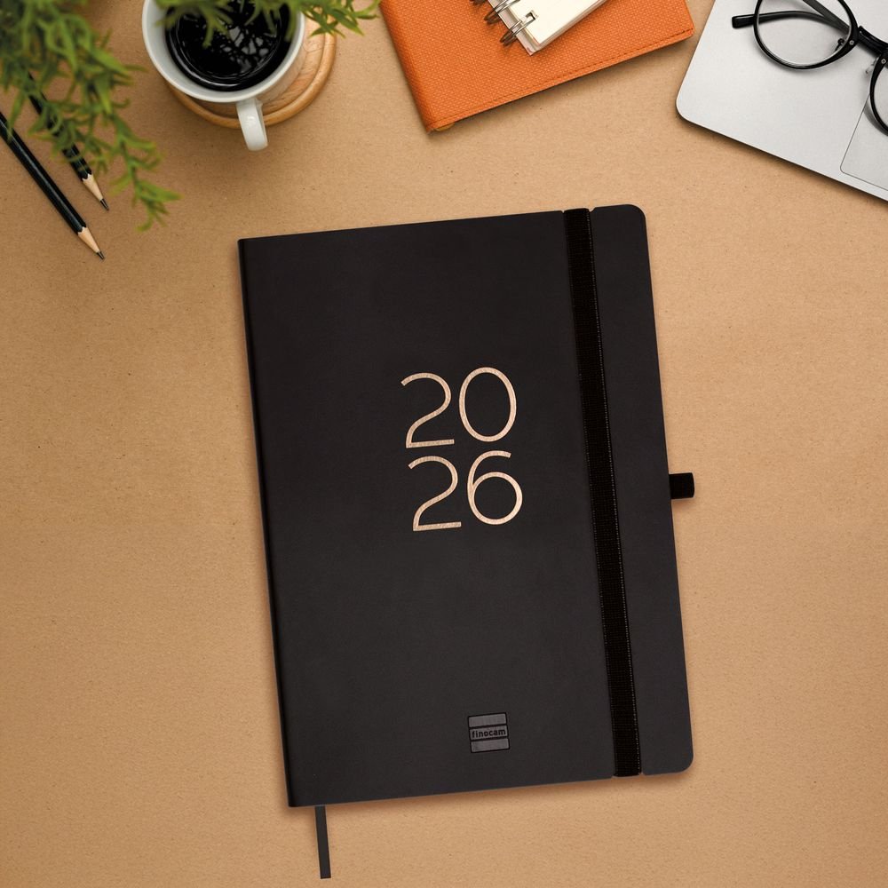 AGENDA ANUAL 2026 CAPRI FA5 SV NEGRO INTL | FINOCAM Imagen principal del producto