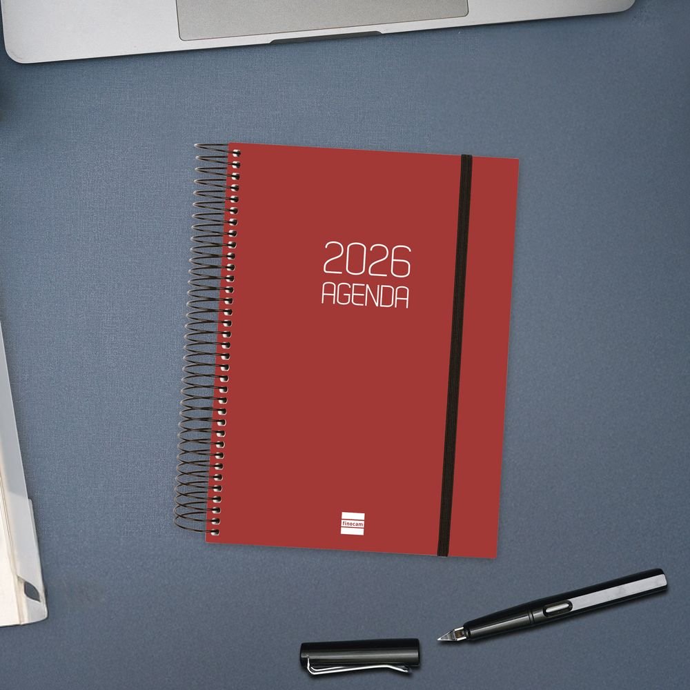 AGENDA ANUAL 2026 OPAQUE E10 DP BURDEOS | FINOCAM Imagen principal del producto