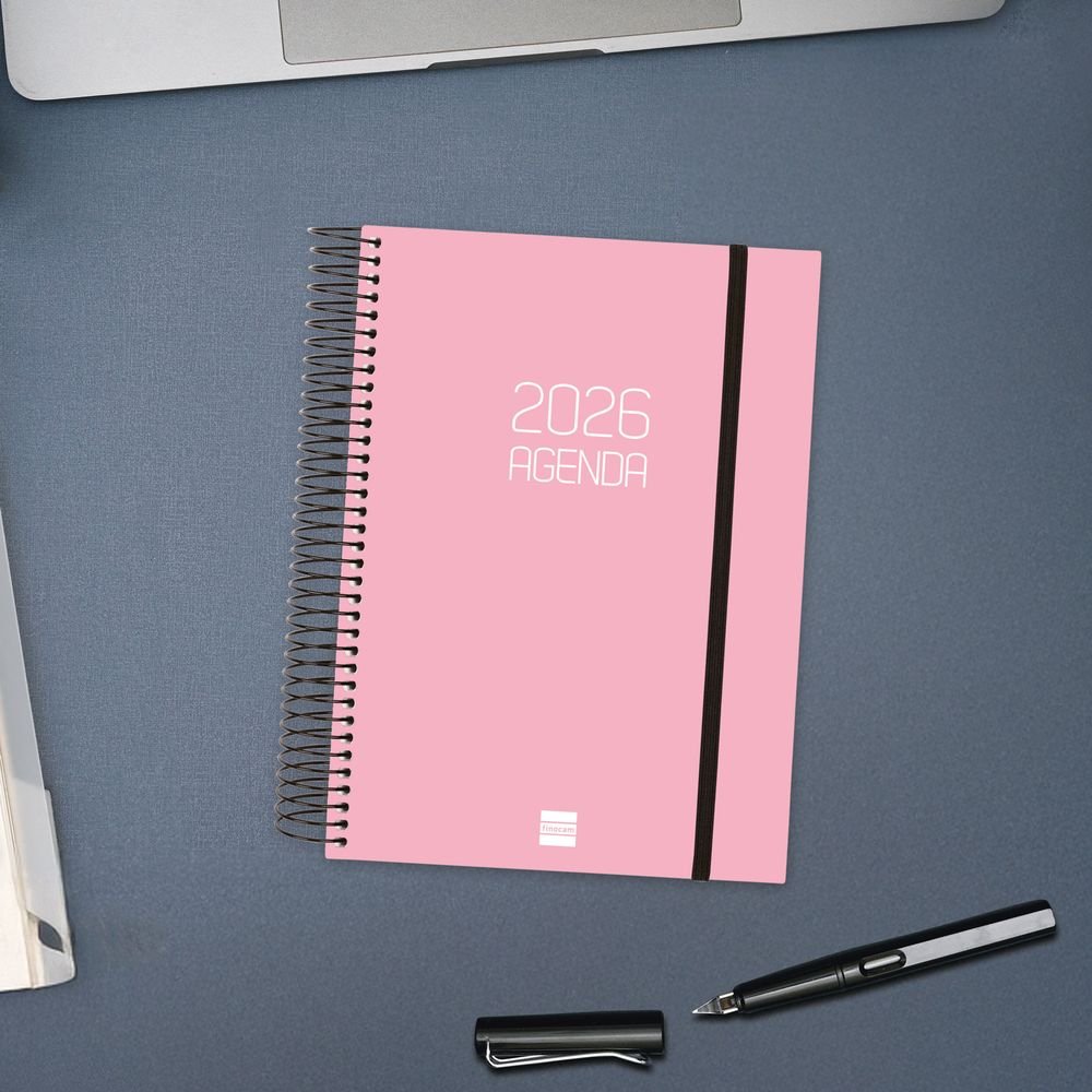 AGENDA ANUAL 2026 OPAQUE E10 DP ROSA | FINOCAM Imagen principal del producto